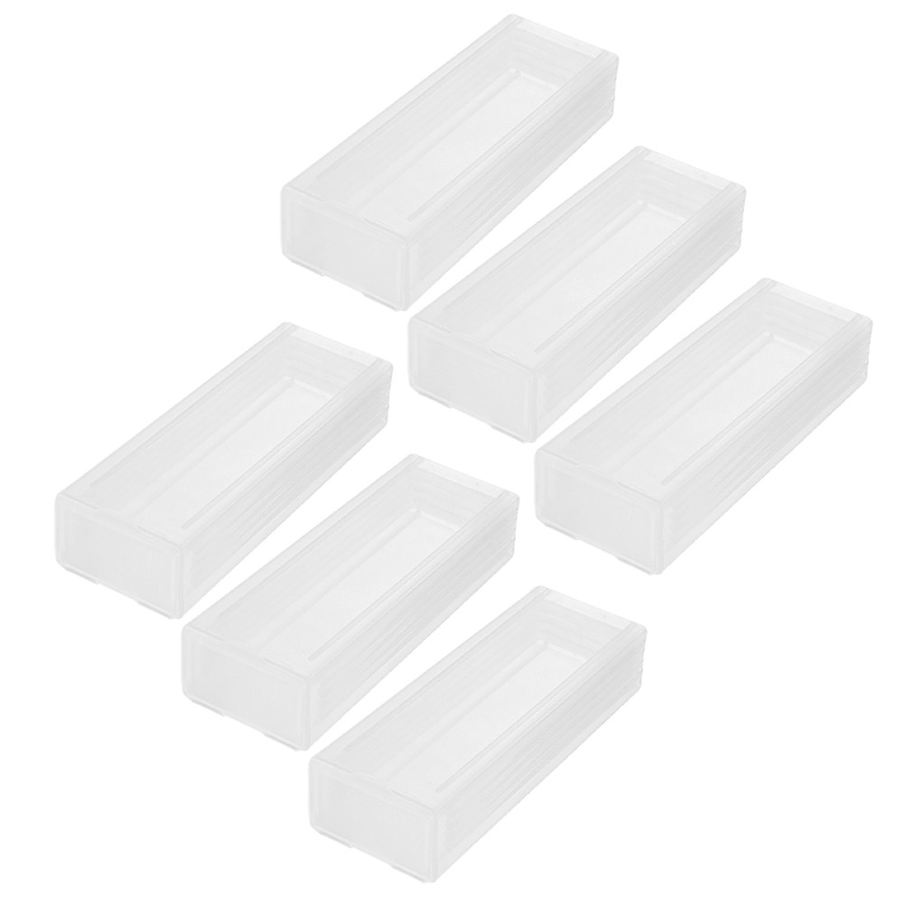 Pathology Slide Storage - 6 sztuk plastikowych pojemników na szkiełka