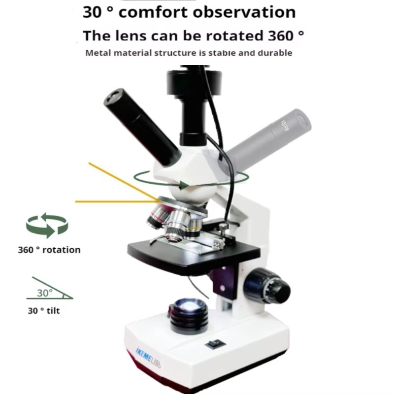 Mikroskop Cyfrowy HD z Ekranem – Medical Lab Microscope recenzja i cena