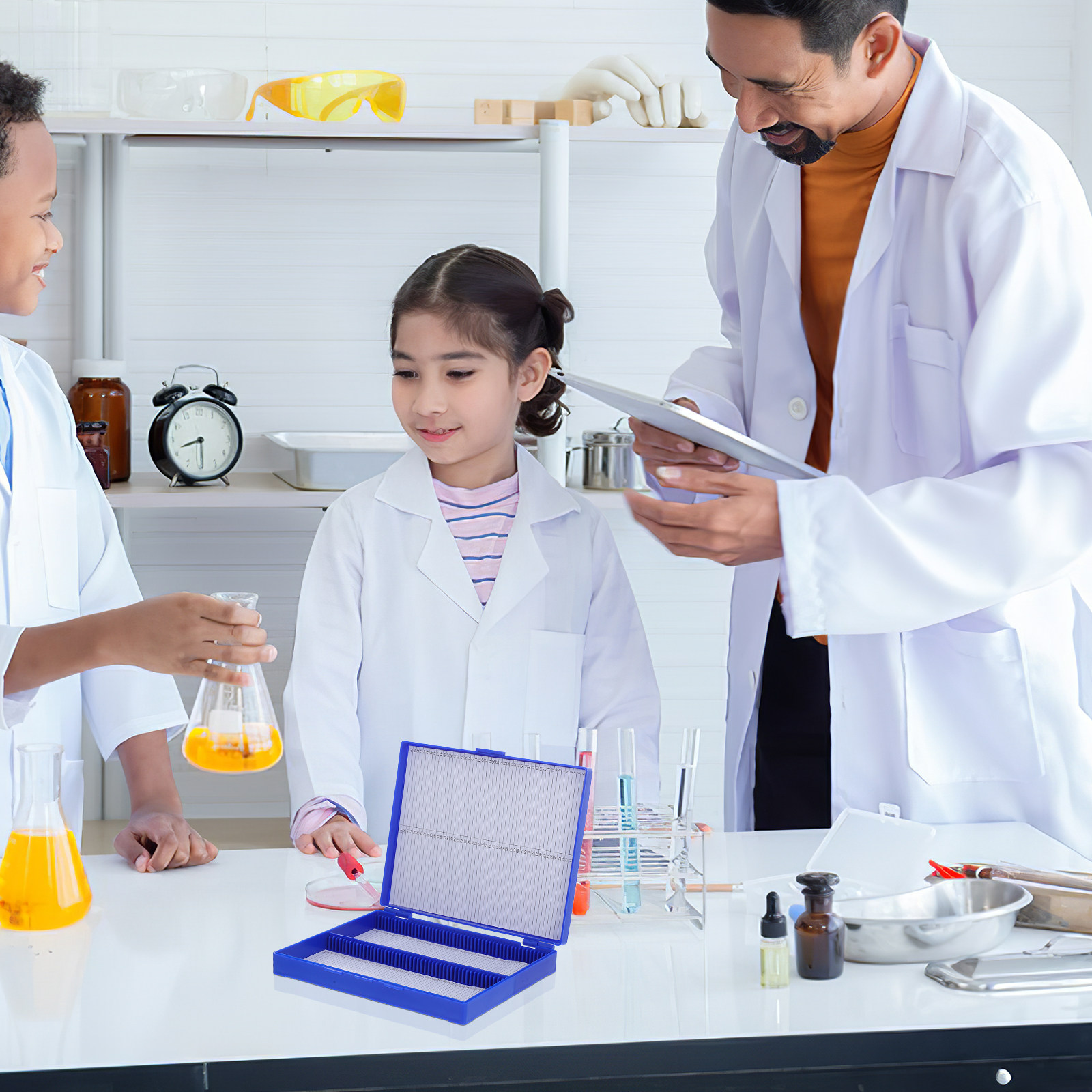 Pudełko na 100 szkiełek mikros – Pathology Slide Storage recenzja i cena