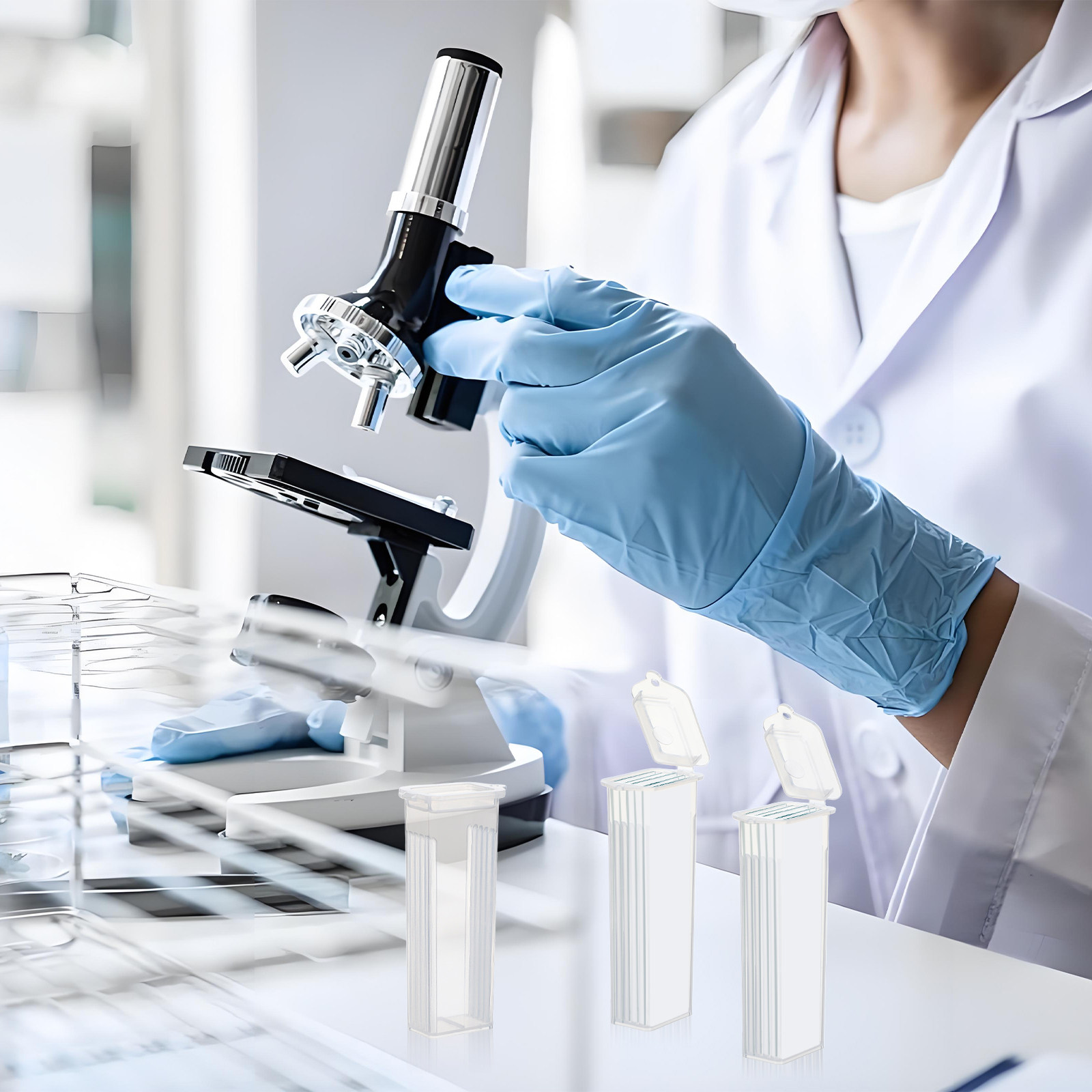 50 szt. Pudełek na szkiełka mi – Pathology Slide Storage recenzja i cena